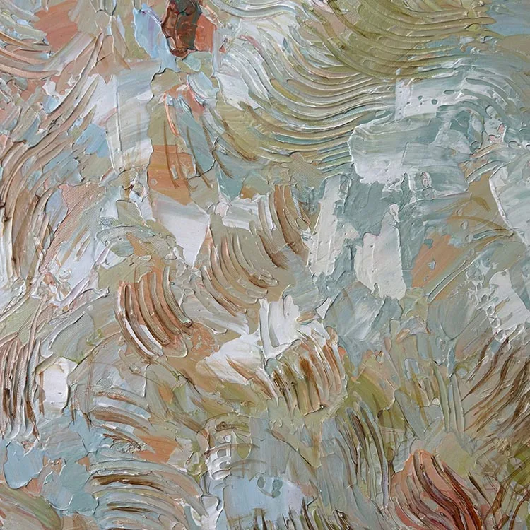 Art - hand-painted Oil Painting On Canvas Flowers Paintings Modern Home Interior Decor Abstract Art picture