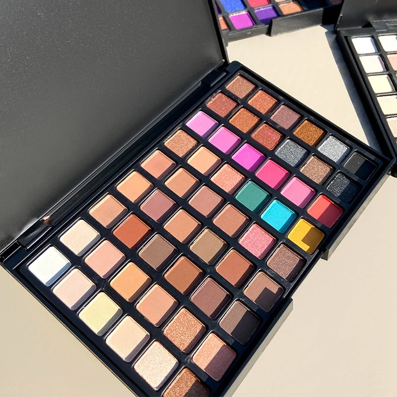 High Pigment Private Label 54 Color Eyeshadow Palette Makeup Cosmetic Products Matte Shimmer Palette