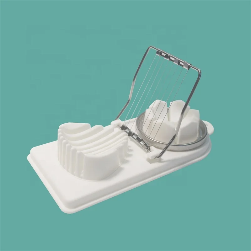 CANZO 3 в 1 Многофункциональные кухонные аксессуары для резки яиц пластиковая вареная ломтерезка с проволокой из нержавеющей стали