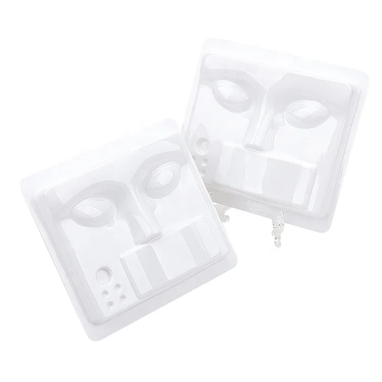 Best Selling 2024 Newest Eyelash Extension Training Plastic Mannequin Head Face 3 in 1 Practice Eyelash Tray