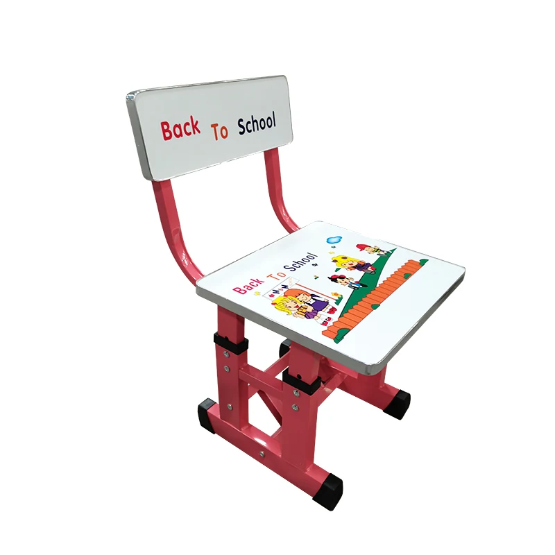 Wholesale Modern School Furniture Plastic Height Adjustable Kids Study Table and Chair Set Reading Table for Kids Children 15mm