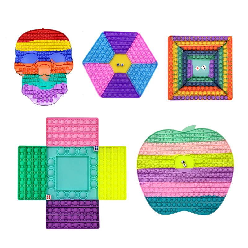 A variety of multiplayer board simple educational game toys Large push  bubble fidget sensory toy for kids