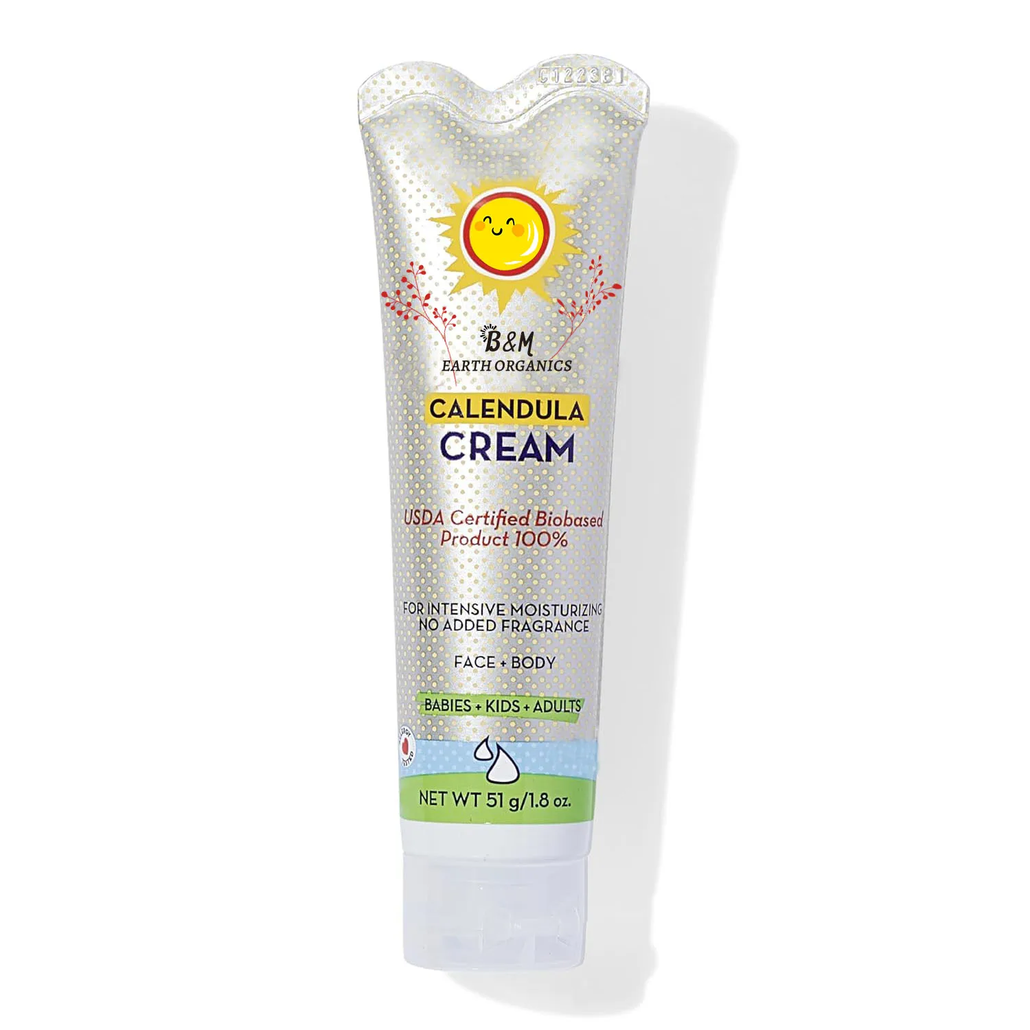 Крем для лица с календулой и 100%