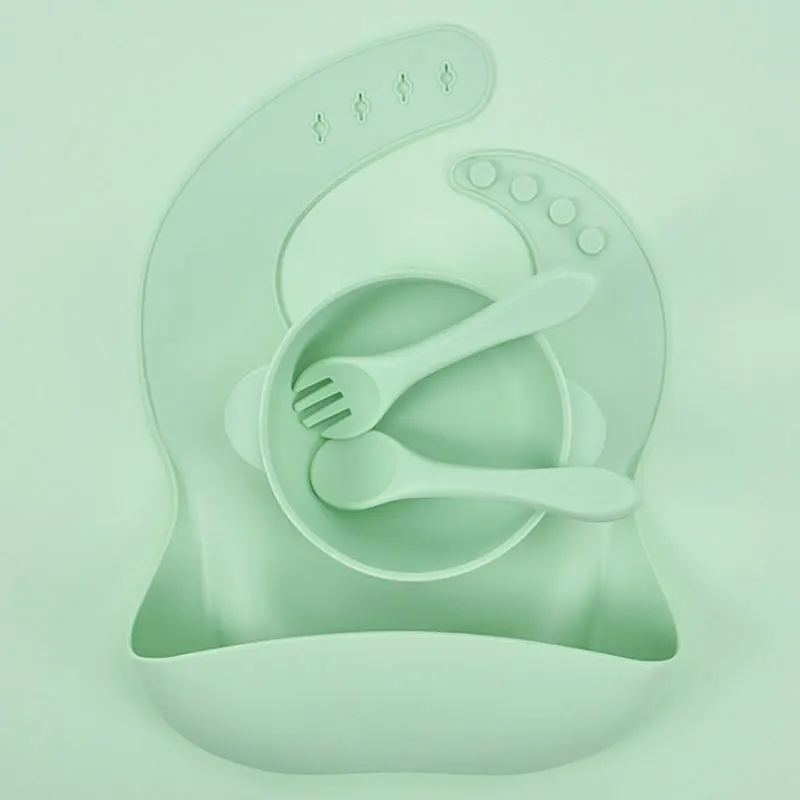 Silicone Baby Bib Spoon Plate Bowl Baby Feeding Set Other Baby Supplies Products Of All Types