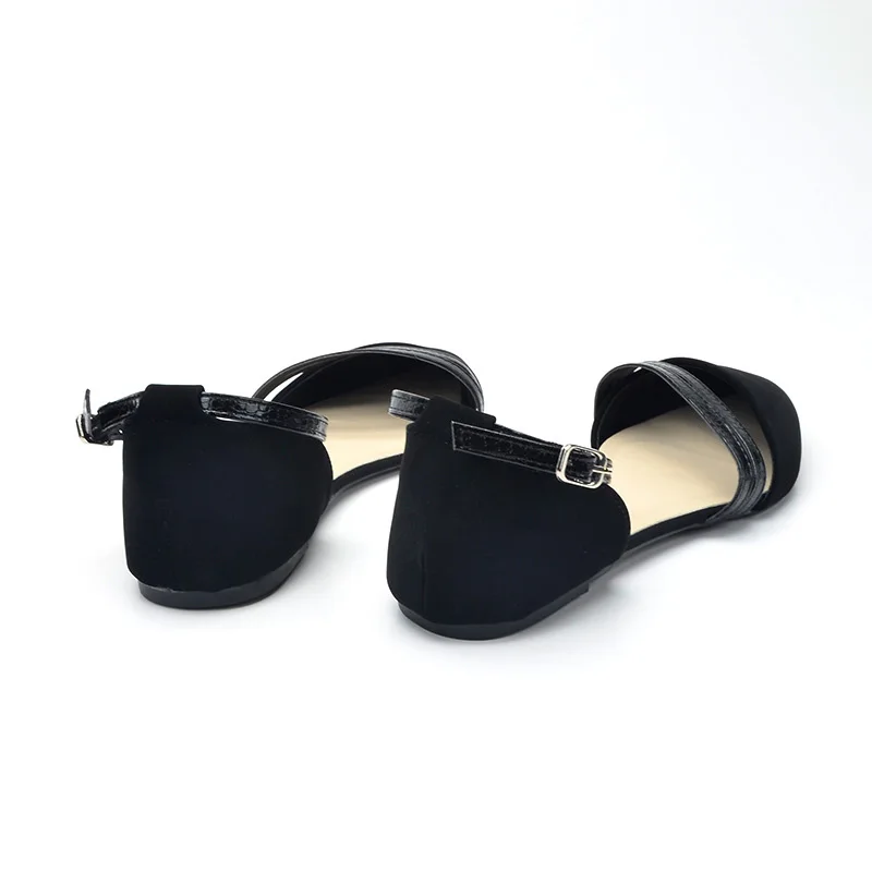 Hot sales  PU  Rubber Soft Sole Women Foldable Ballerina Ballet Flat Dance Shoes