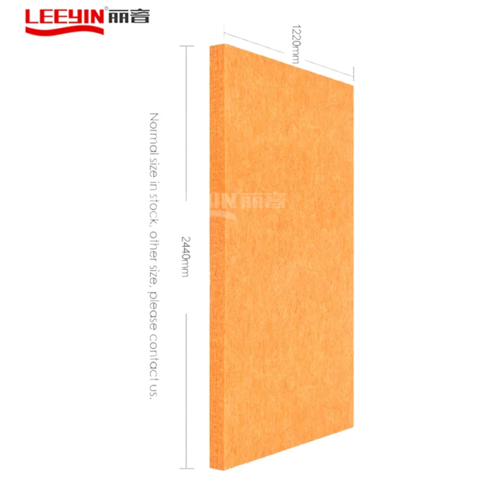 Sound-absorbing Panel Fire Retardant PET Wall Panel Cinema Hotel Polyester Fiber Acoustic Panel