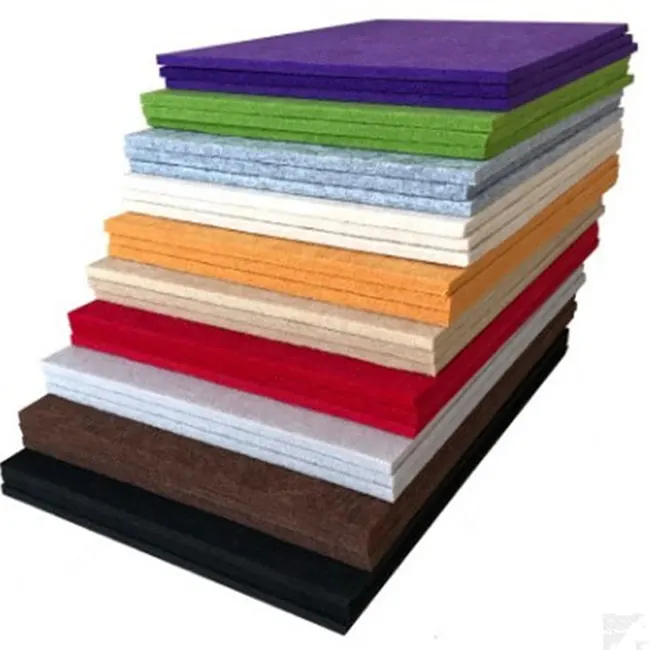 2022 Hot selling polyester fiber sound-absorbing board noise reduction kindergarten 9mm felt manufacturer