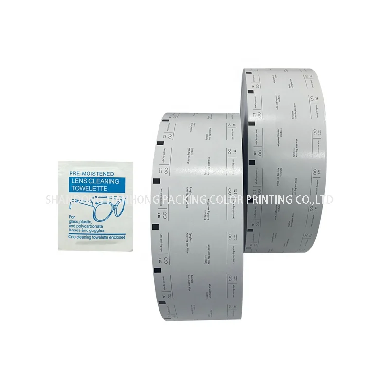Cleaning Products Packaging Aluminum Foil Composite Paper for Sterile Alcohol Prep Pad/Clean Swab