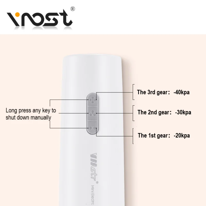 VMSTR factory Hight-quality three gear portable electric small size vacuum pump camping use China factory for vacuum container