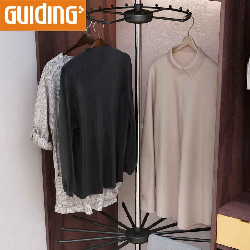 Decorative Fashion Professional Wardrobe Stand Clothes Hanger Rack  Stainless Steel Rolling Garment Rack