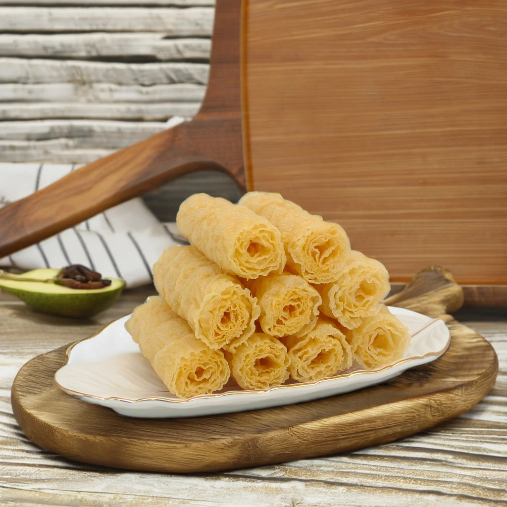 HACCP Certified FRIED BEAN CURD SKIN , Leave your eyes to the scenery and your weight to the FRIED BEAN CURD SKIN