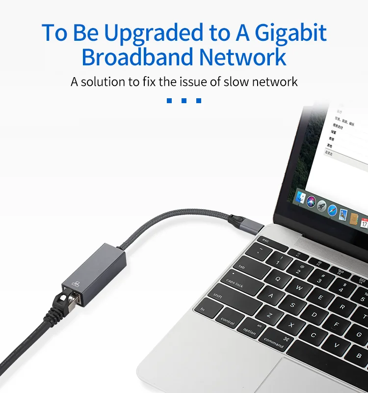 Высококачественный гигабитный Ethernet адаптер USB Type