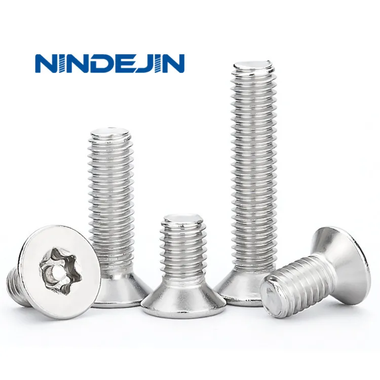 Stainless Steel M2 M2.5 M3 M4 M5 M6 M8 Security With Pin Torx Screw