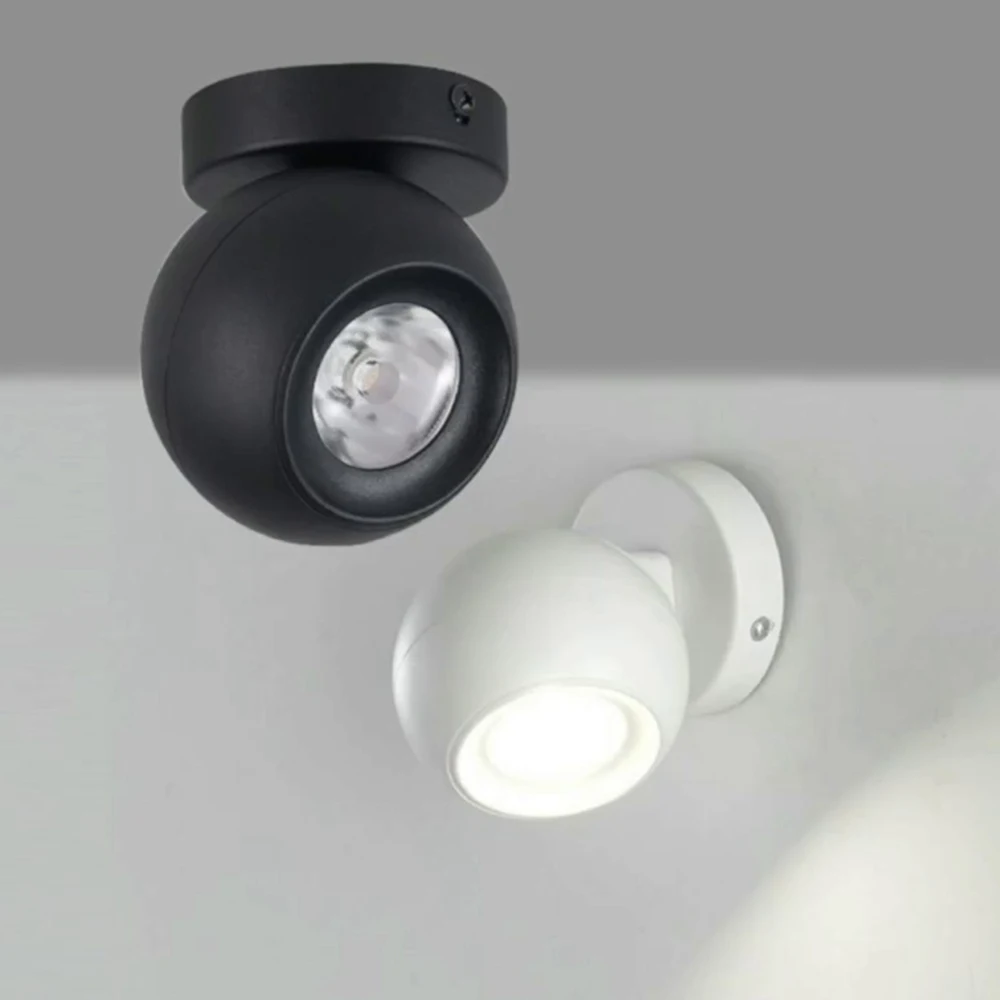 ERDU Wholesale Price Indoor Lighting Surface Mounted Led Downlight 7w 12w Led Ball Cob Spotlight