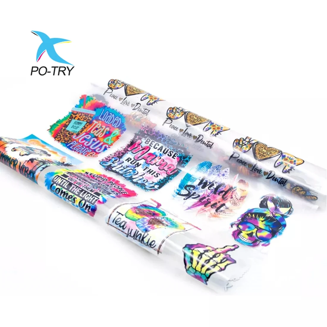 Po-Try A3 A4 A3+ Sheets Dtf Direct To Film Printing On Desktop Dtf Printer L1800 13X19Inch