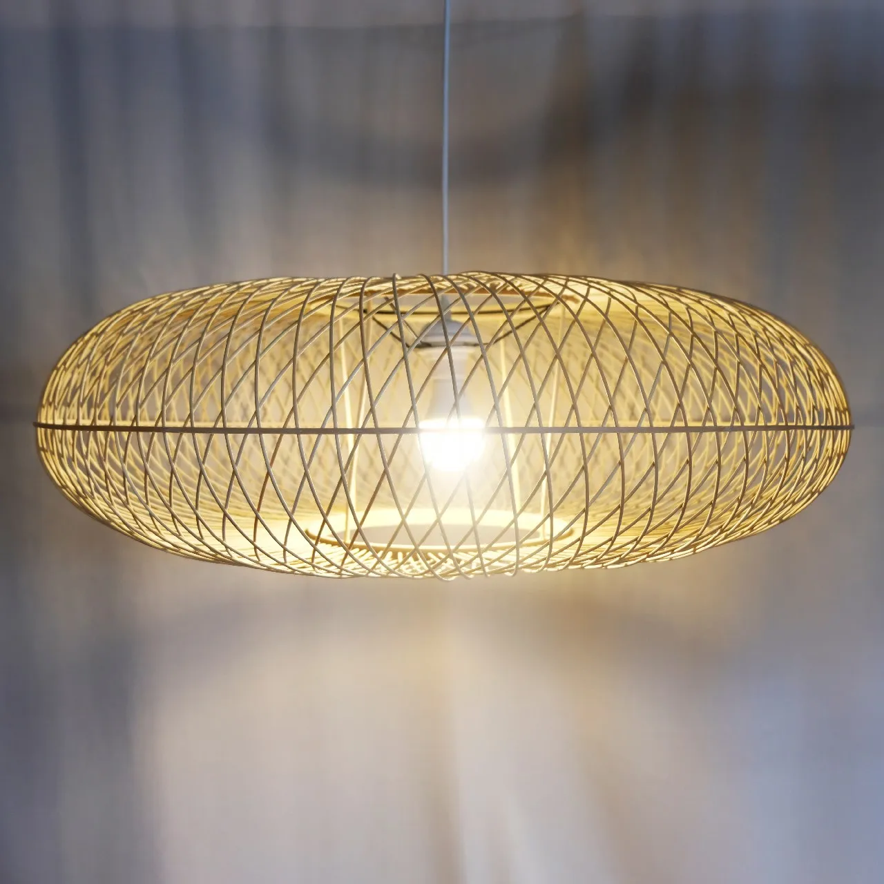 Wholesale Rattan Ceiling Bamboo Pendant Ornament Light Modern Lights For Home Hotel Villa Room Decoration