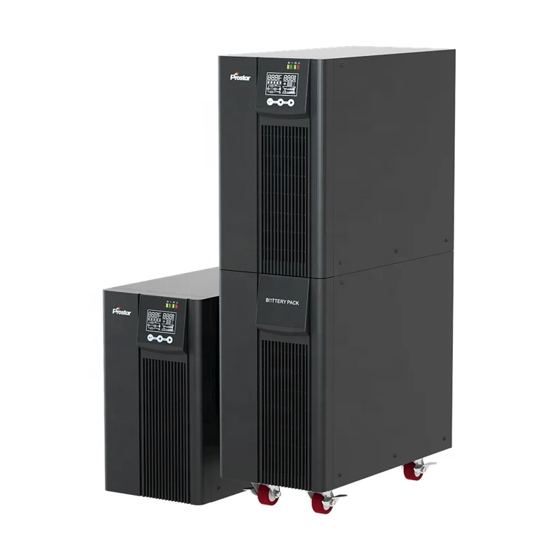 10KVA 10K Online Transformerless Commercial PF1 UPS for Office Back Up with Inbuilt Battery
