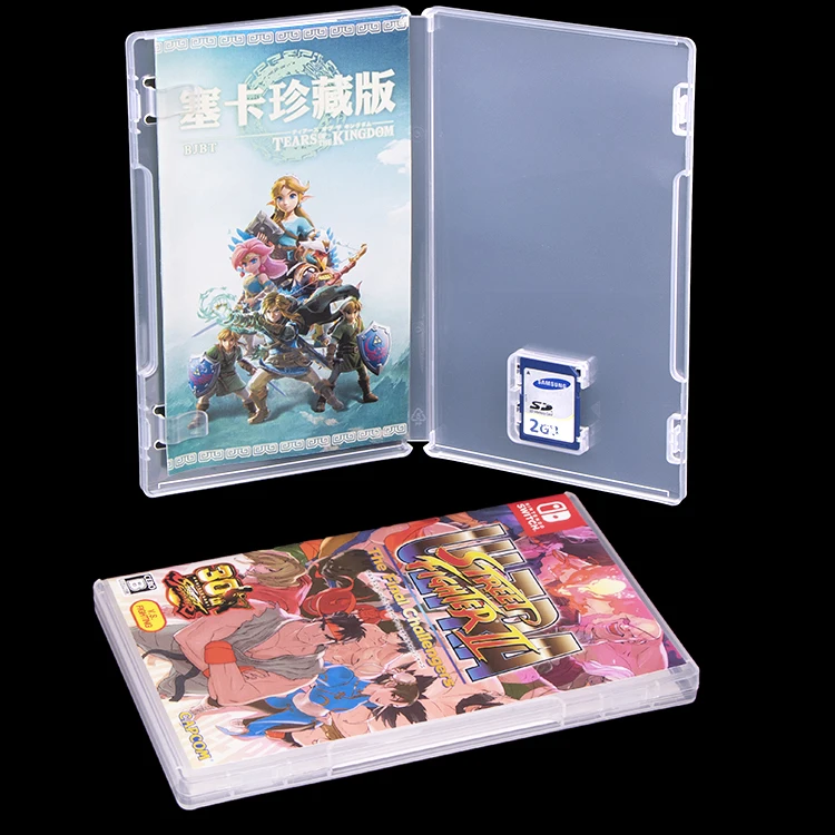 SUNSHING Plastic Clear Memory SD Card Packing Holder Plastic SD Card Case in DVD Size Memory Card Set Case For SAMSUNG Micro