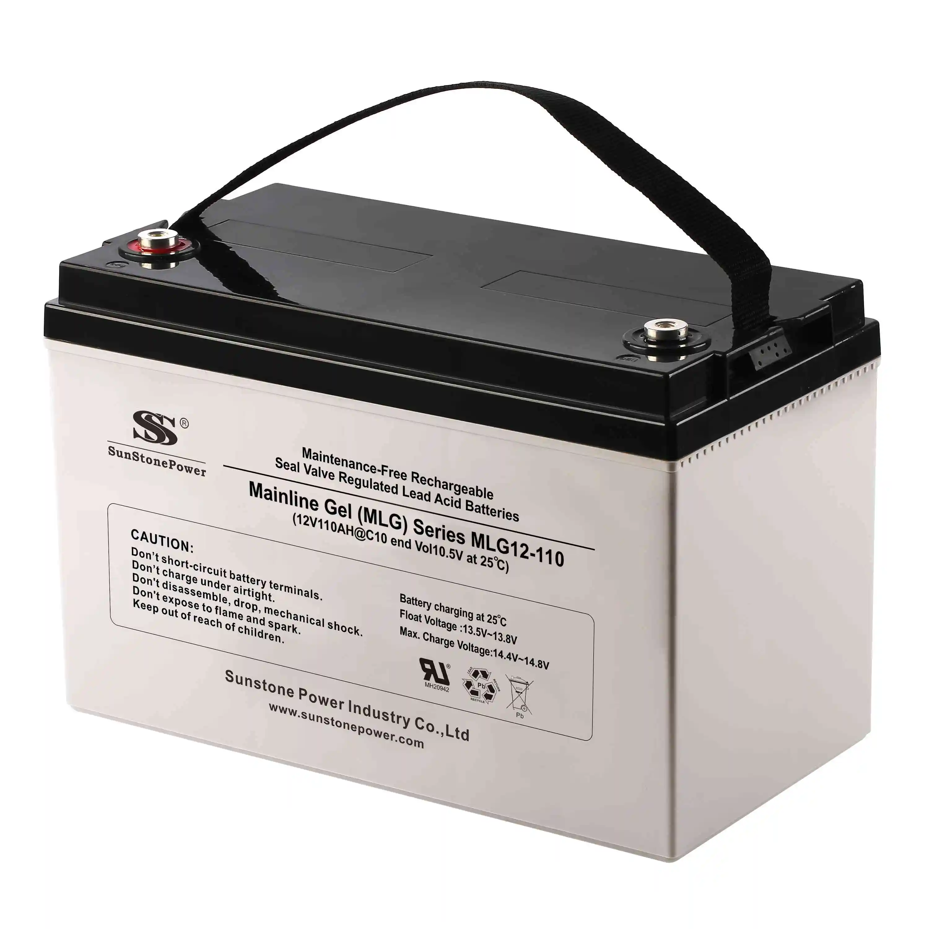 Sunstone Solar System Deep Cycle Dry Solar Cell MLG 12V 100ah Lead Acid Gel Battery