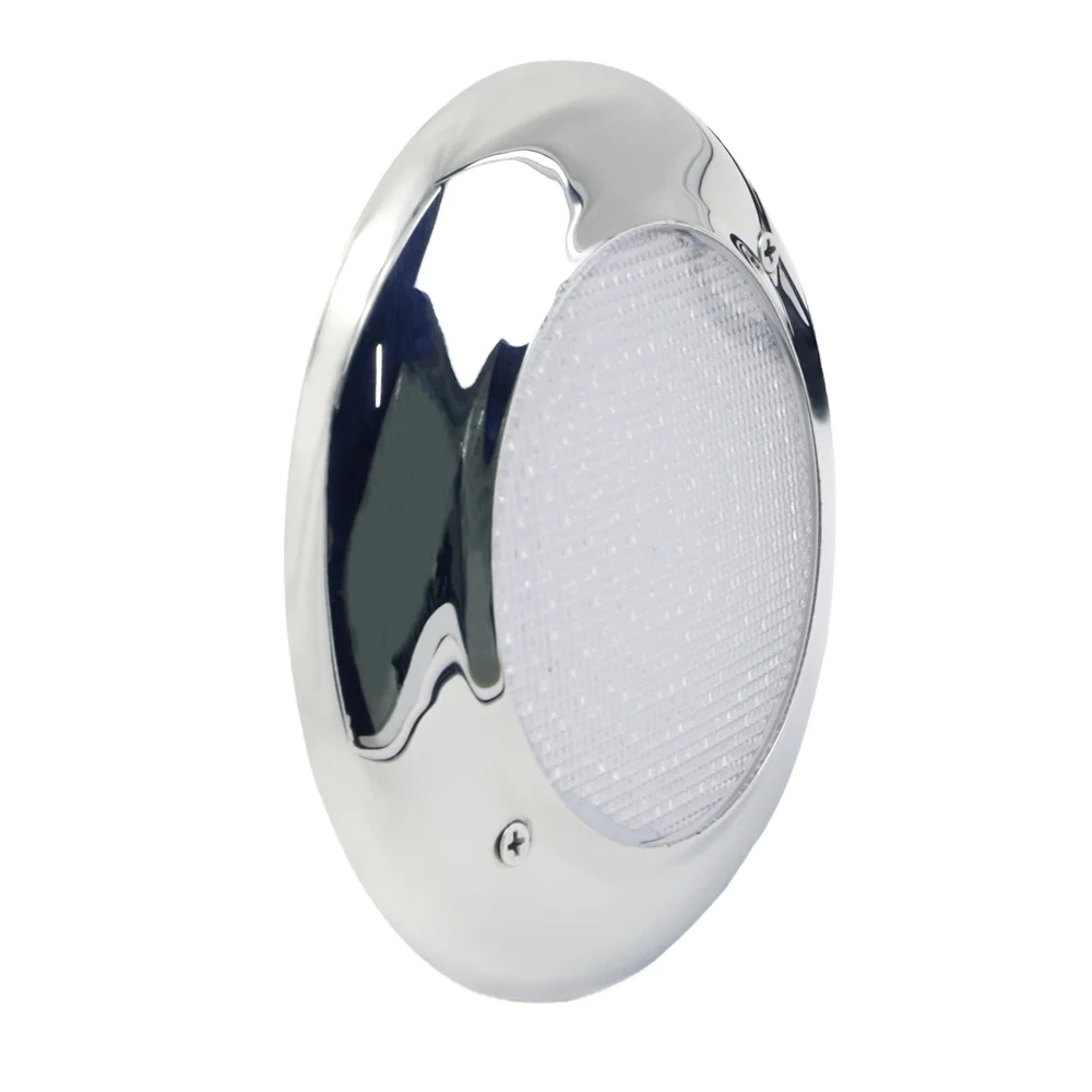 Led 12V Swim Pool Light Ip68 Resin Filled Underwater Led Light Rgb Inground Swimming Stainless Steel Pool Light
