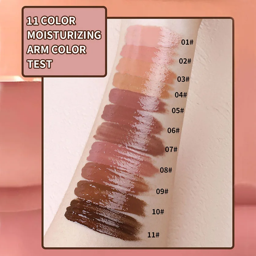 Unique Design Chocolate Shaped Liquid Lipstick Moisturizing Silky Lip Gloss