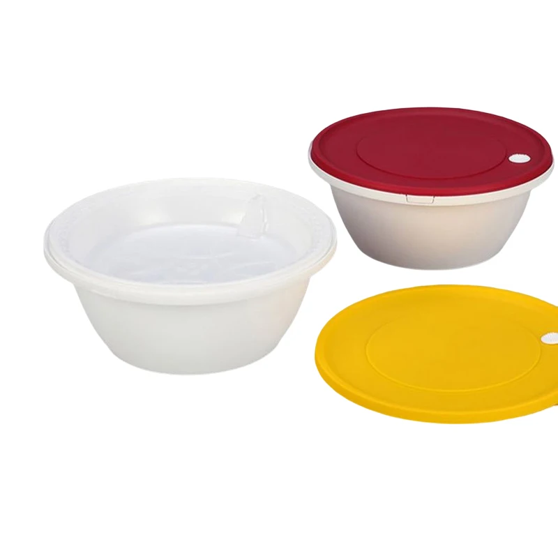 1250ml Plastic Soup Cup Lockable Safety Food Container 1500ml Disposable PP Food Cup Multi Specification Set