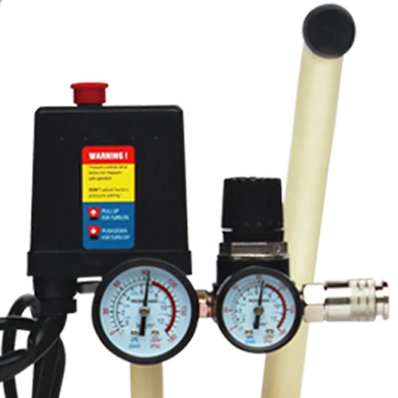 high quality Oil-free silent air compressor  8bar  Direct-Air compressor  with wheels 50L