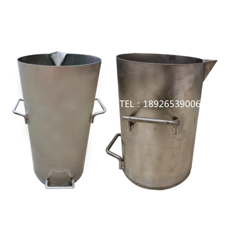 Customizedacid resistant pure titanium bucket, special refining titanium bucket for boiling aqua regia