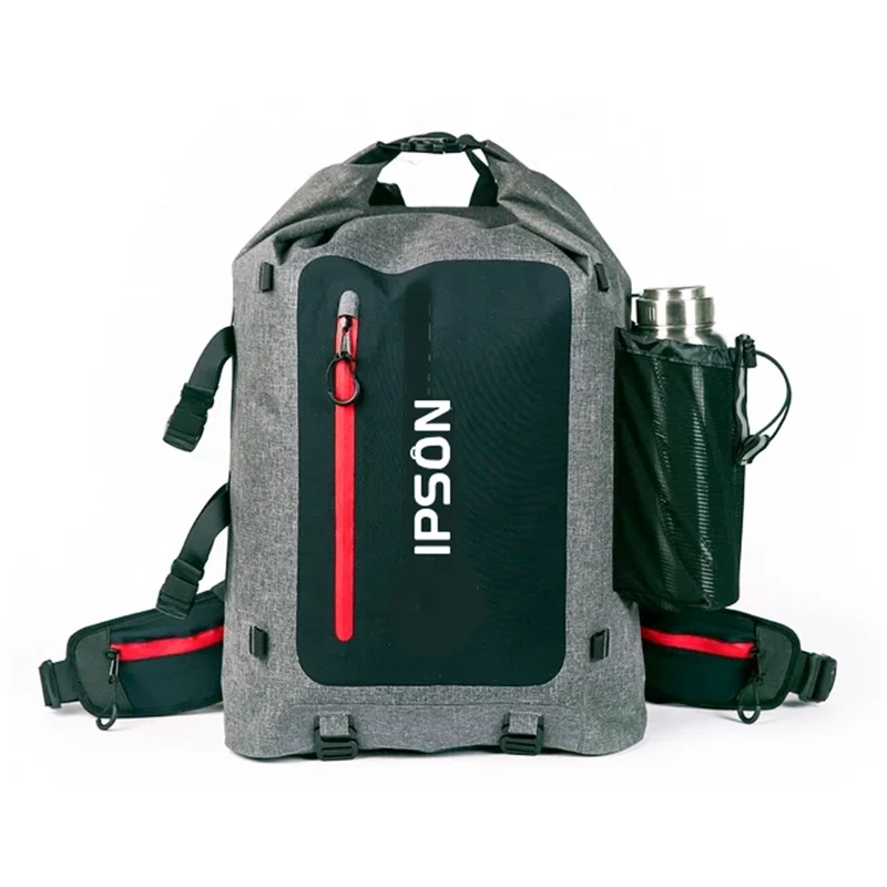 IPSON Multi-use Customized PVC TPU Outdoor Sport Swimming Fishing Boating Camping Dry Bag Waterproof Backpack