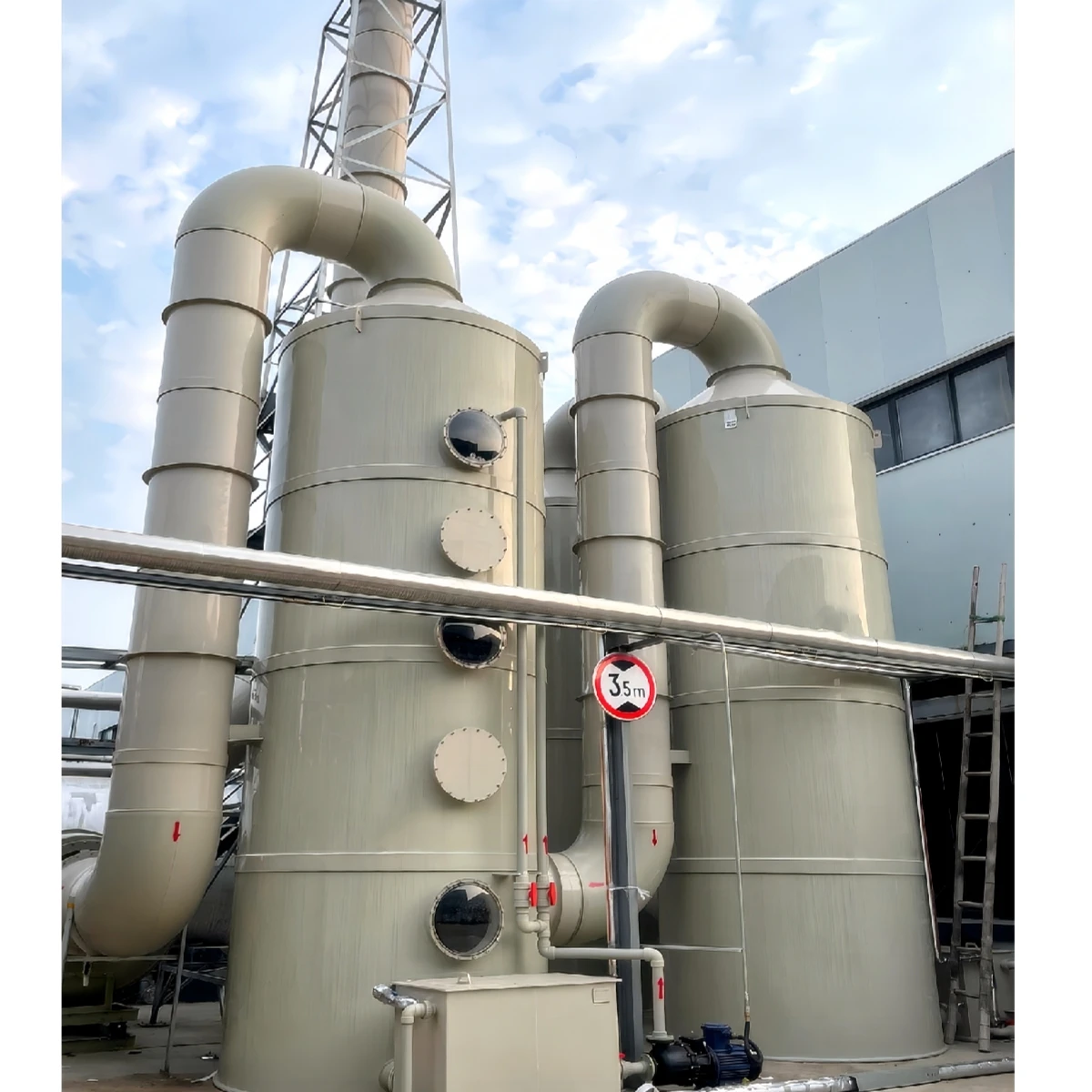 Industrial Waste Gas Treatment Equipment for Gas Disposal