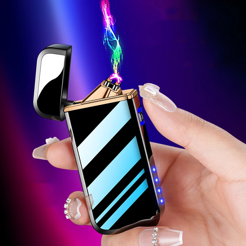 Kaiyang Fantastic Quality 2024 High-tech Dual Arc Wireless Rechargeable Electronic Cigarette Unique Lighter for Smoking
