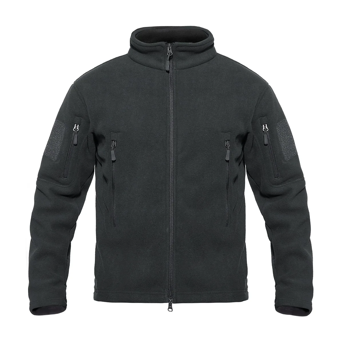 Warm Mens Polar Jacket Thick Stand Collar Tactical Fleece Jacket S-XXXL