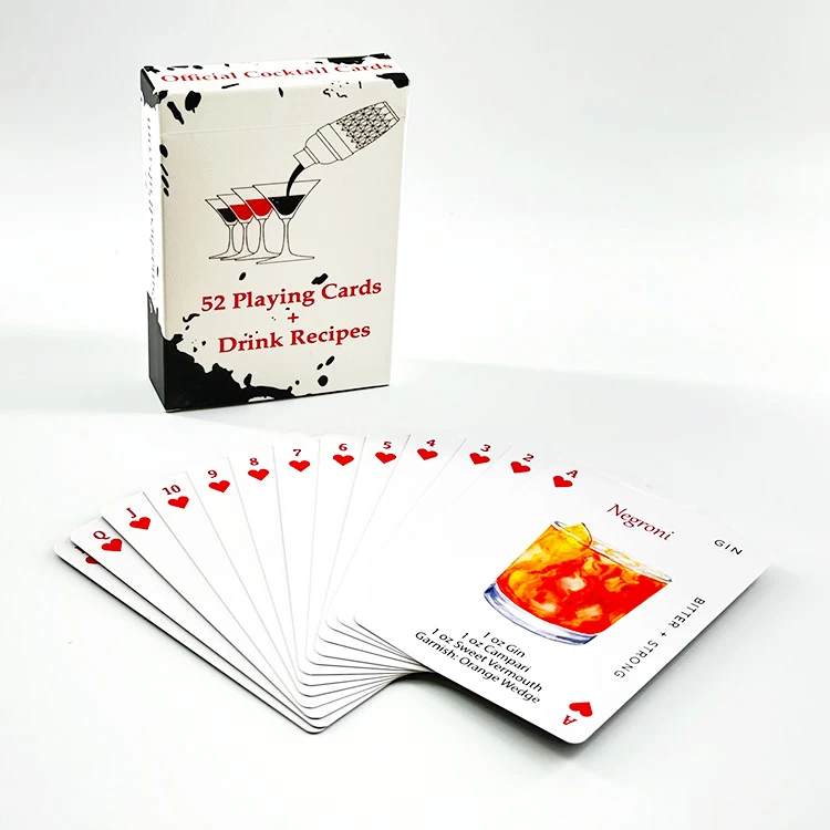 Changeful Custom Printing Poker Cards Oem Name Custom Logo Playing Cards With Box