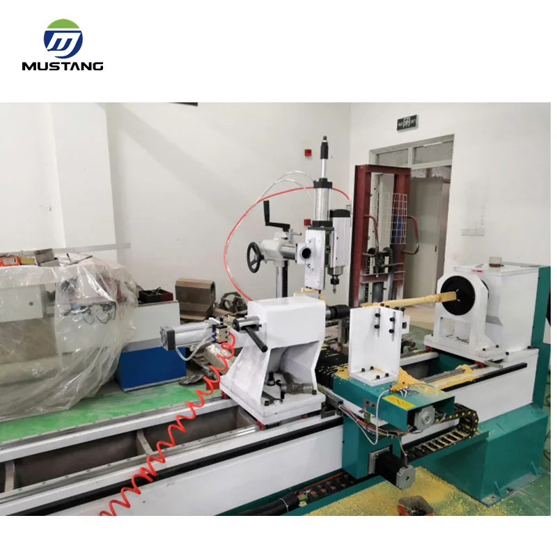 MT1530S Professional CNC Wood Lathe Woodworking Machine Pool Cue Wood Turning Lathe