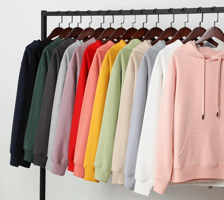 Индивидуальные 100% хлопковые толстовки спортивный костюм унисекс логотип под заказ свитер розовая толстовка