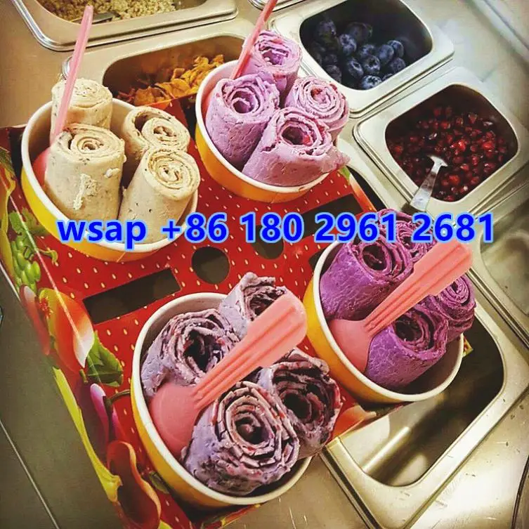 GQ-25C Hot Selling High Efficiency Commercial Floor Type 3 Flavor Softy Ice Cream Machine Blue Best Price In China