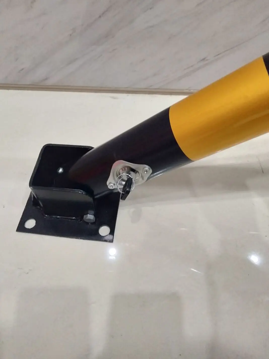 Height 670mm collapsible car parking bollard traffic warning post barriere parking divider bollards