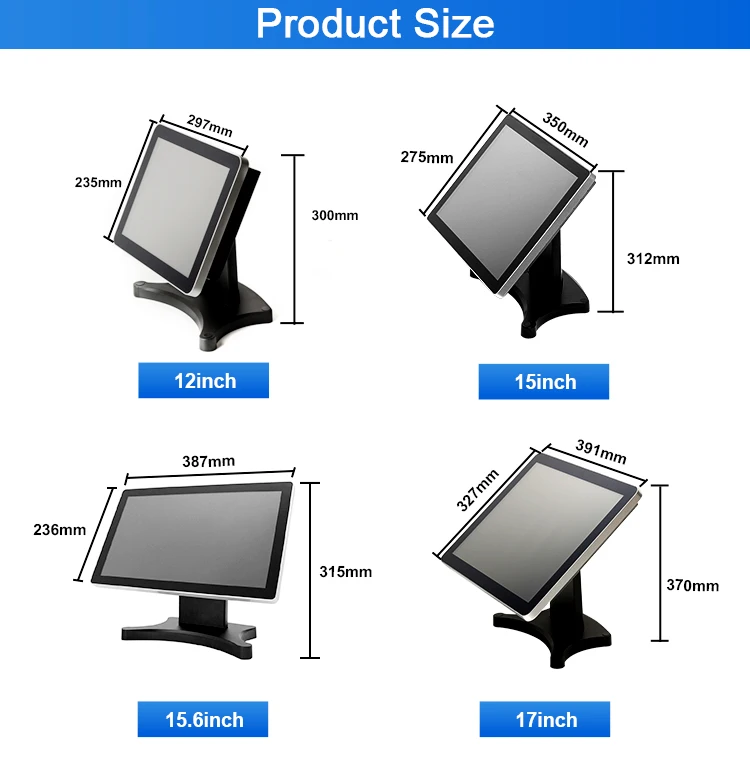 Windows 11 Point Of Sale System Restaurant Pos Cash Register Pos Touch Screen Monitor 15 Inch