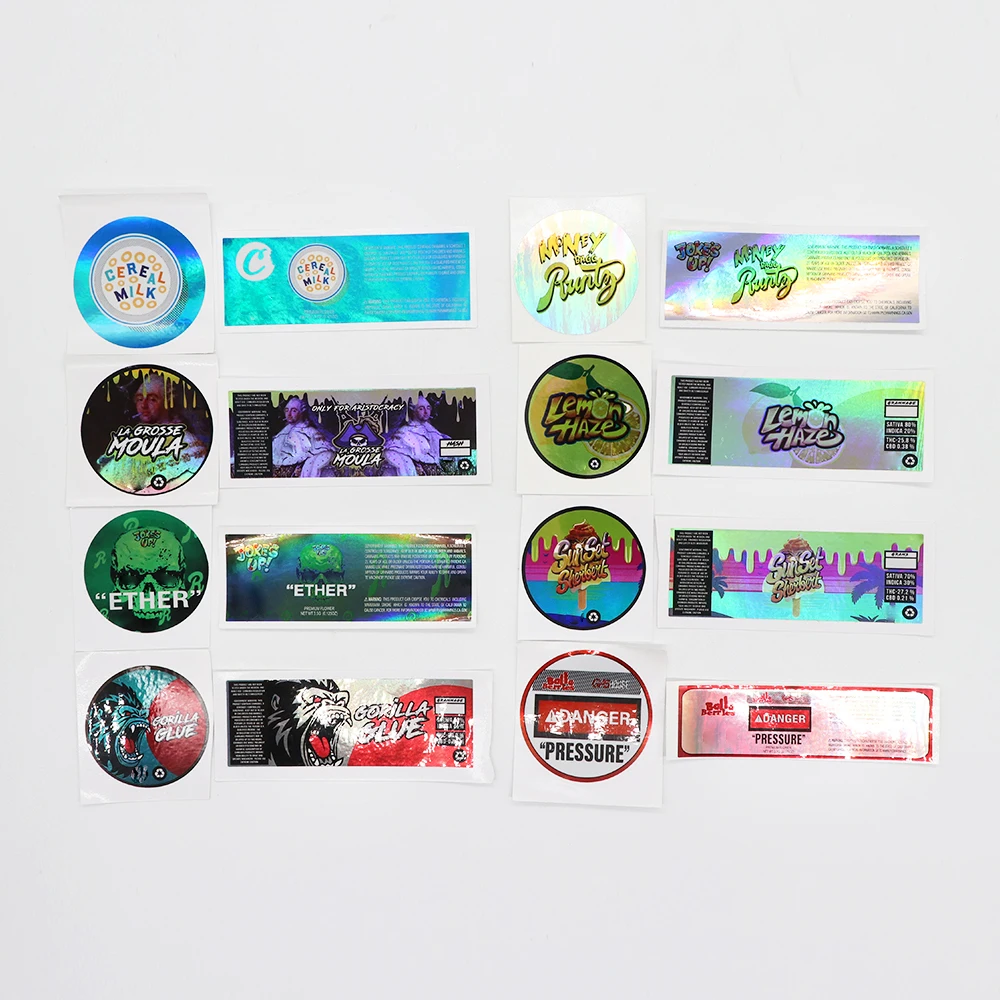 Hot Selling OEM Available Popular Customized Sticker Printed Printing Plastic Waterproof Adhesive Label Sticker for Bottles