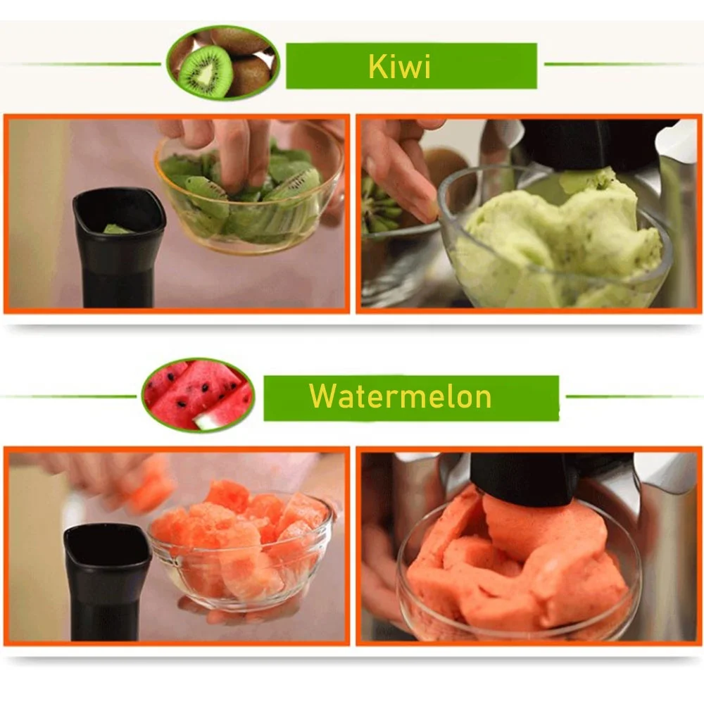 Машина для заправки фруктов Icecream машина Soft