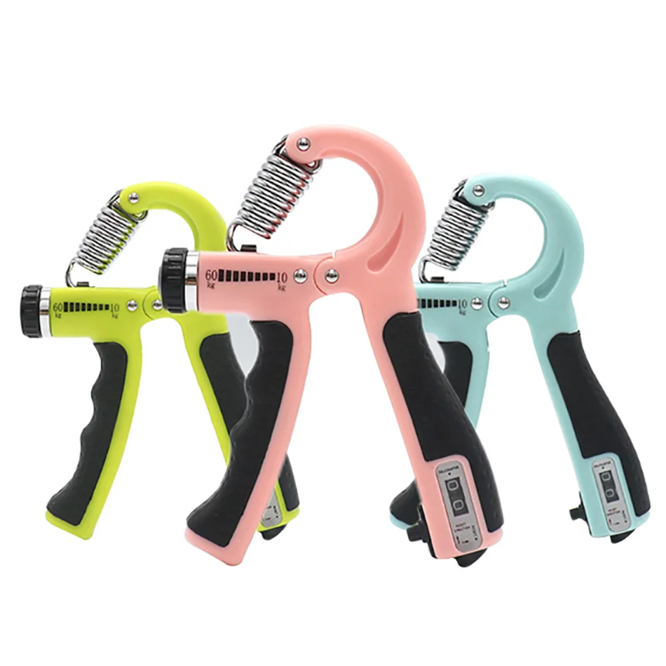 Эспандер для рук 10-60 кг, тренажер для тренажерного зала, фитнес-тренажер для рук, динамометр для пальцев, тяжелая сила для восстановления мышц, тренажер для рук