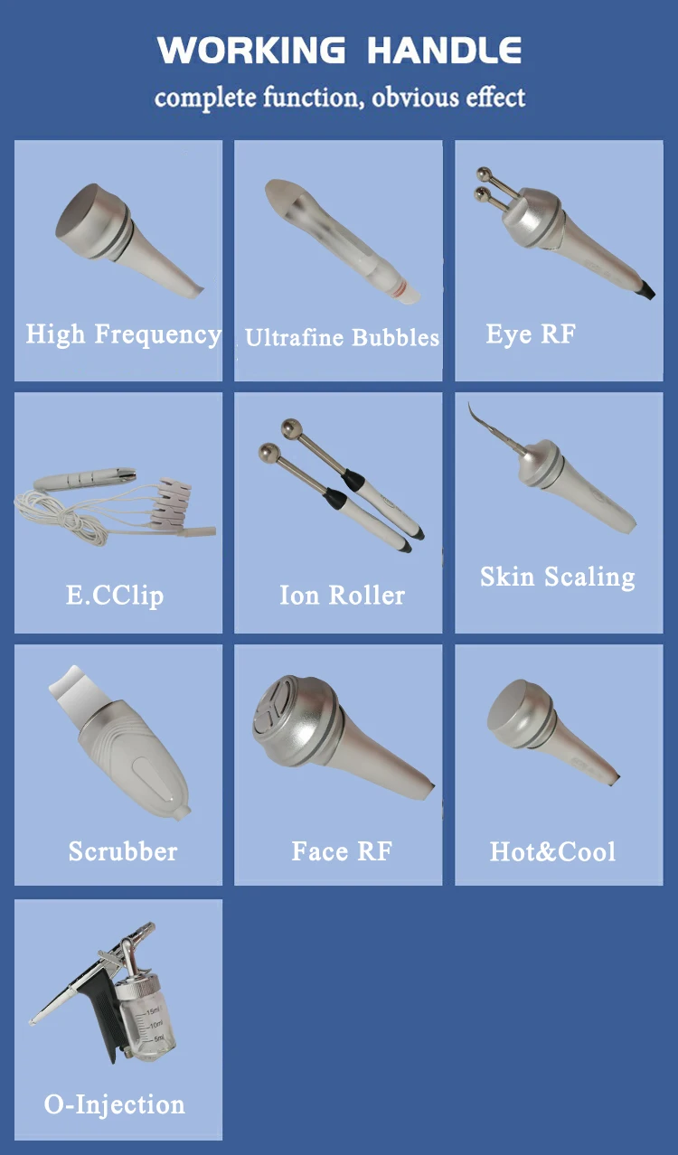 Top Quality Low Price 6 In 1 Hydra Oxy Jet Dermabrasion Hydro Aqua Beauty Face peel Equipment Salon Facial Machine