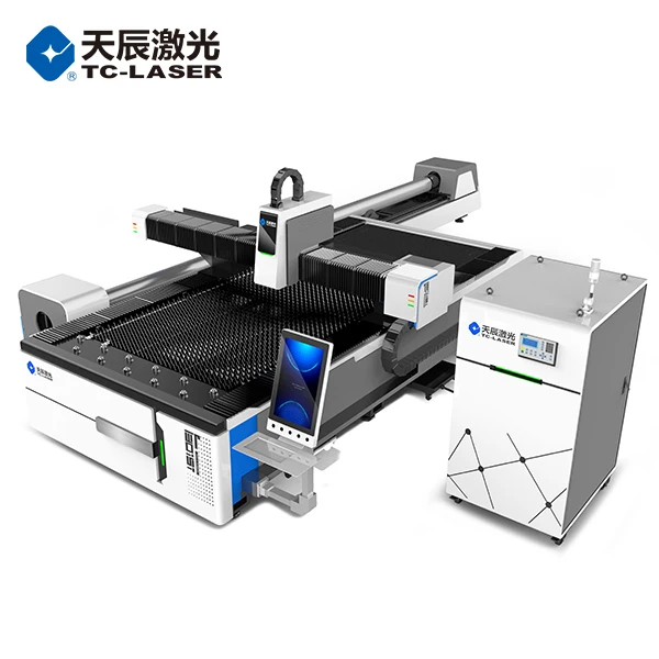 1500W 2000W 3000W 4000W ipg fiber laser cutting machine for metal tube and sheet cutting machine manufacturer