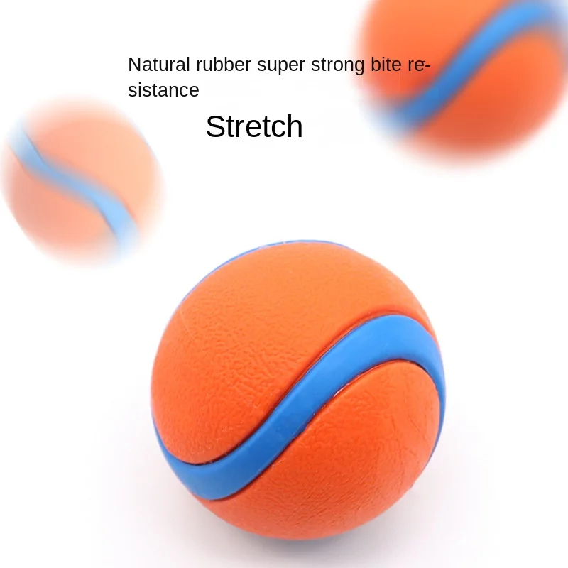Wholesale 2024 Solid Elastic Plush Pet Jumping Dog Toy Ball Sustainable Puppy Toy elastic Jumping Dog Ball