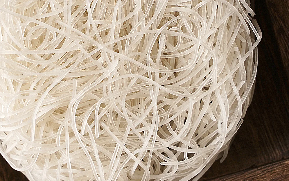 Высушенная рисовая лапша вермишель для сладкого картофеля