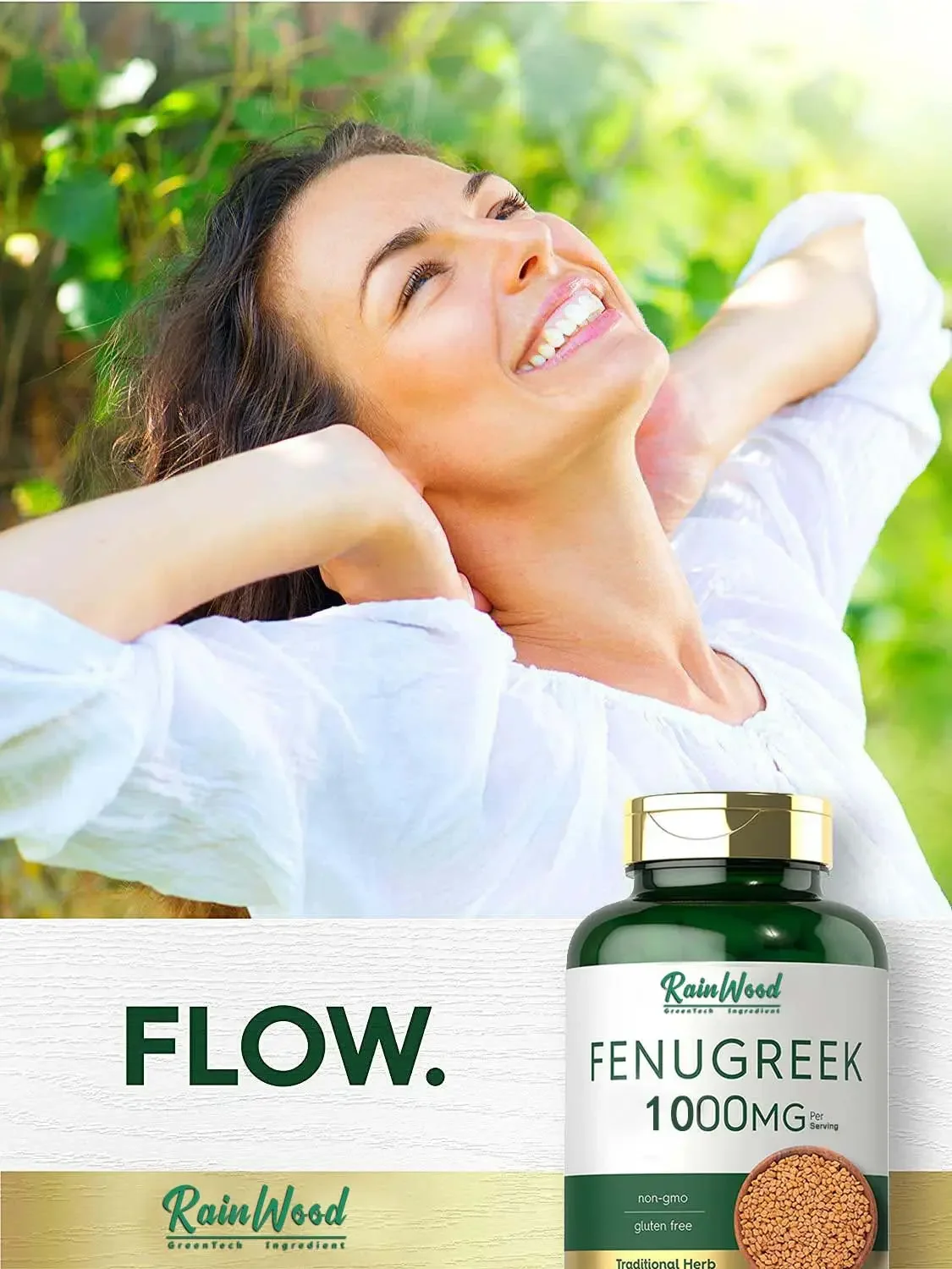 Natural Supplement Fenugreek Seed Extract Capsules Private Label Fenugreek Capsules