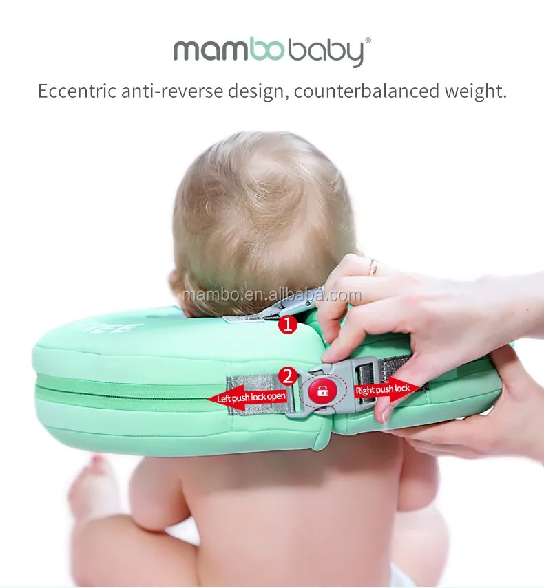 
Mambobaby baby spa custom non-Inflatable baby neck float swimming ring circle infant bathtub pool water floats toddler kids 