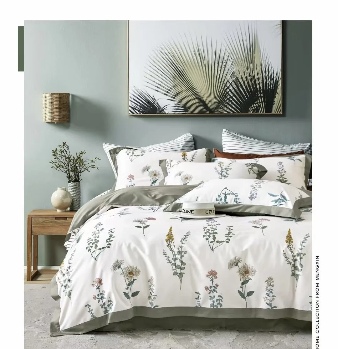 Высококачественные простыни современные гладкие хлопковые экологически чистые постельные принадлежности оптовая продажа