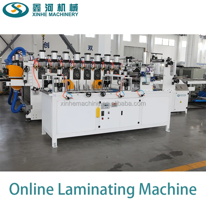 Fully automatic online coating machine wall panel and ceiling transfer laminating machine