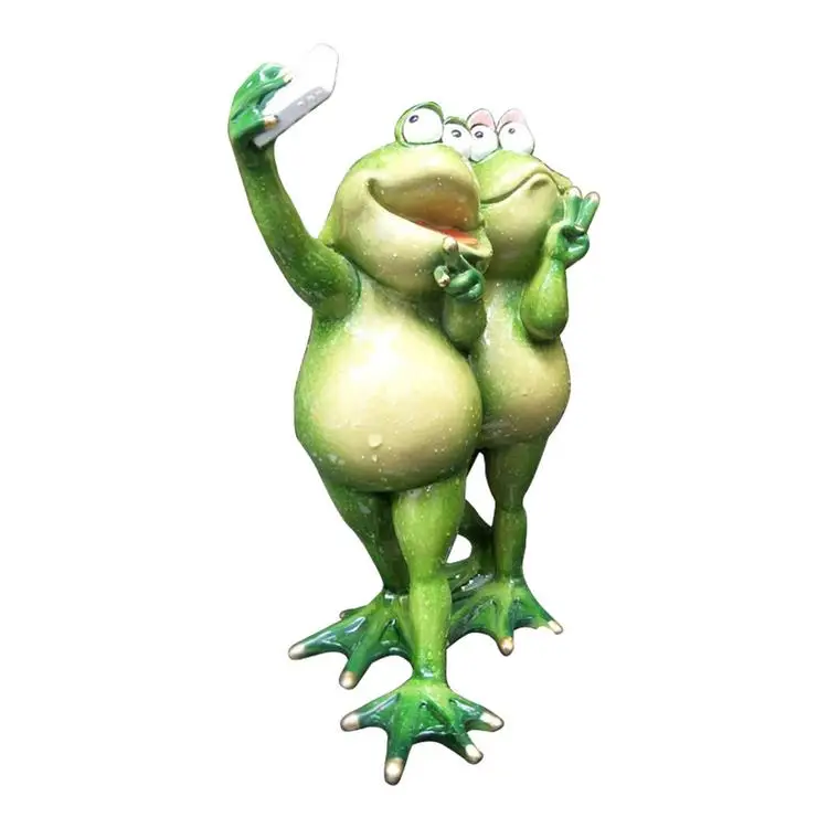 3D полимерное украшение, милая зеленая статуэтка, самоклеящаяся мини-статуэтка, домашнее украшение для гостиной, спальни, кабинета